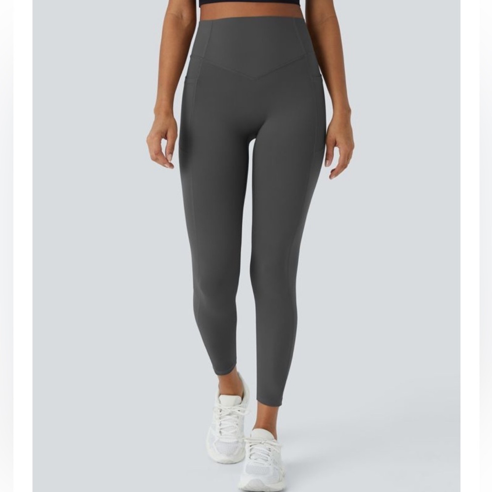 HALARA High-Waist scrunch booty UltraSculpt Performance Leggings Charcoal Gray L